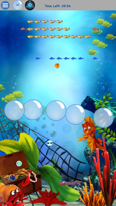 Tangkapan skrin Sea Bubble Ricochet Ball Game