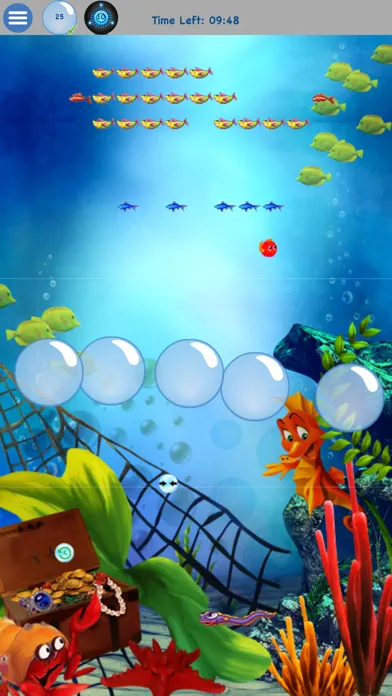 Tangkapan skrin Sea Bubble Ricochet Ball Game