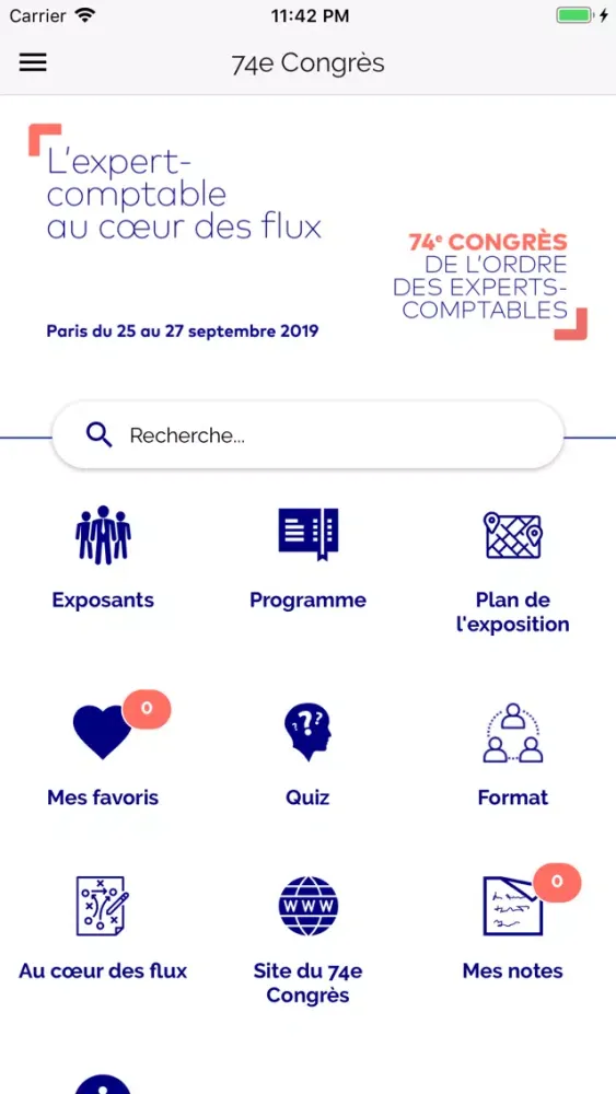 Ảnh chụp màn hình của Congres OEC