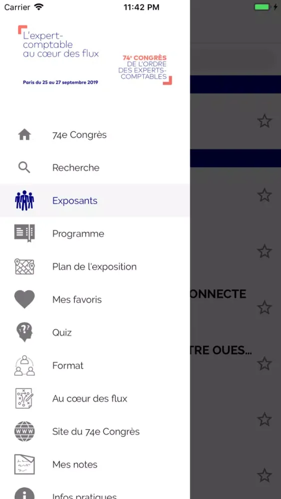 Ảnh chụp màn hình của Congres OEC