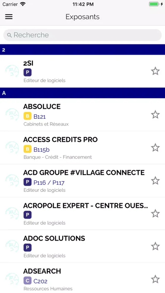 Ảnh chụp màn hình của Congres OEC