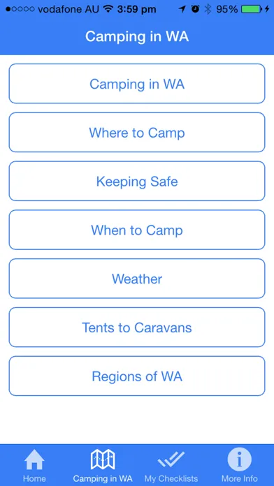Tangkapan skrin Camping Mate