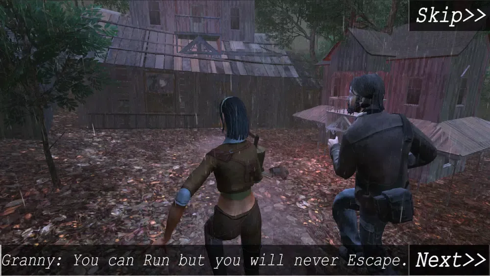 Tangkapan layar Evil Granny Santa mods