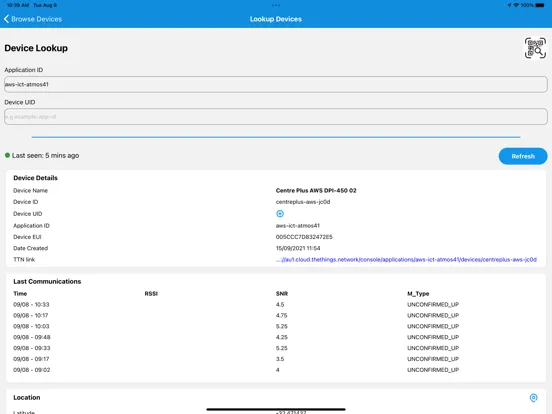 Device Management App iPad  Screenshots