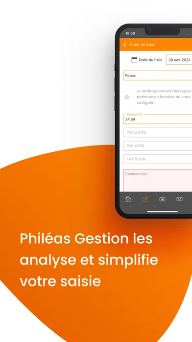 Captures d'écran de Philéas Gestion