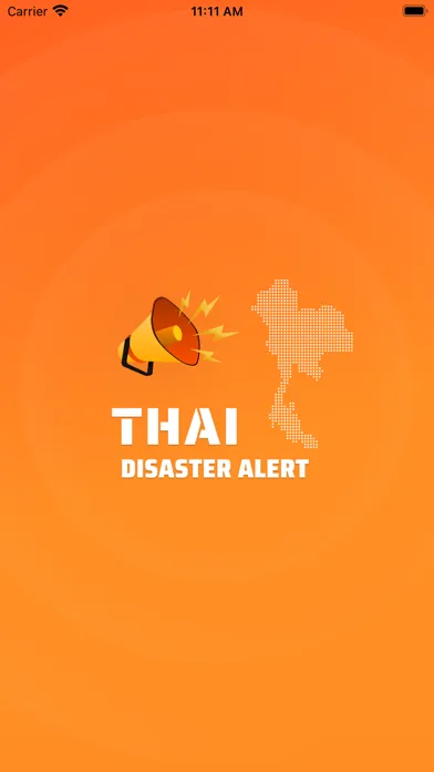 Captures d'écran de Thai Disaster Alert