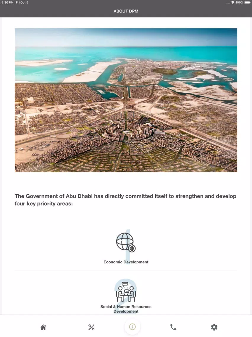 Abu Dhabi Smart iPad  Screenshots