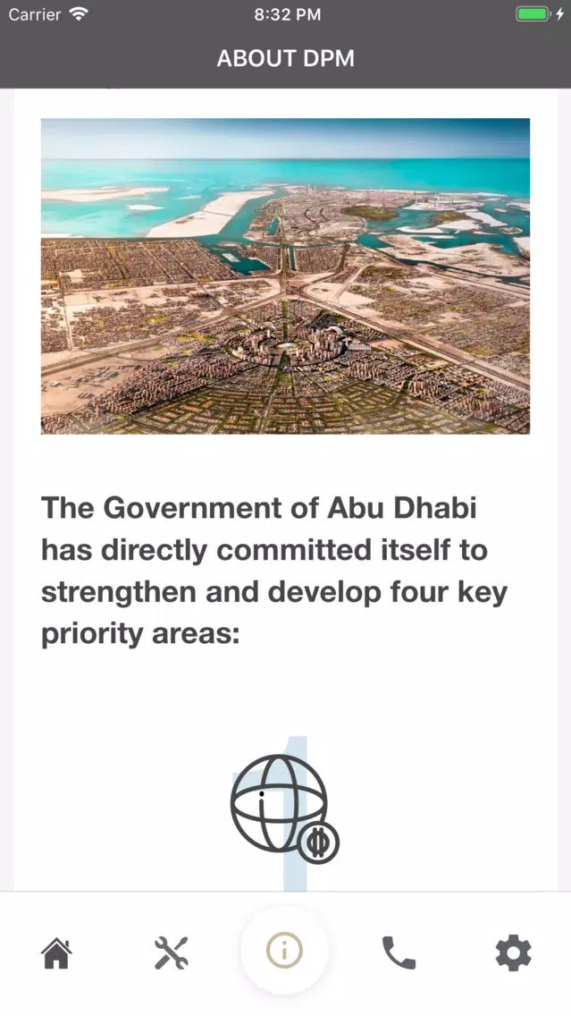 Abu Dhabi Smart Screenshots