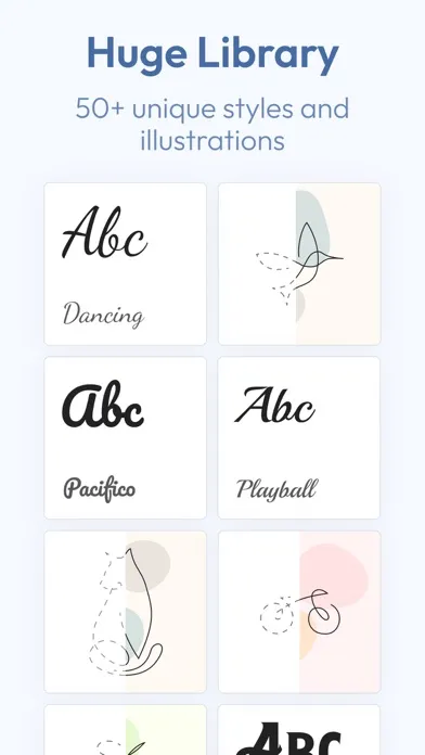 Скриншоты Art Lines - Draw Calligraphy