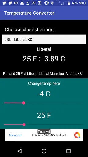 Temperature Converter Screenshots