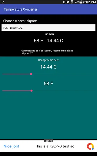 Temperature Converter Screenshots