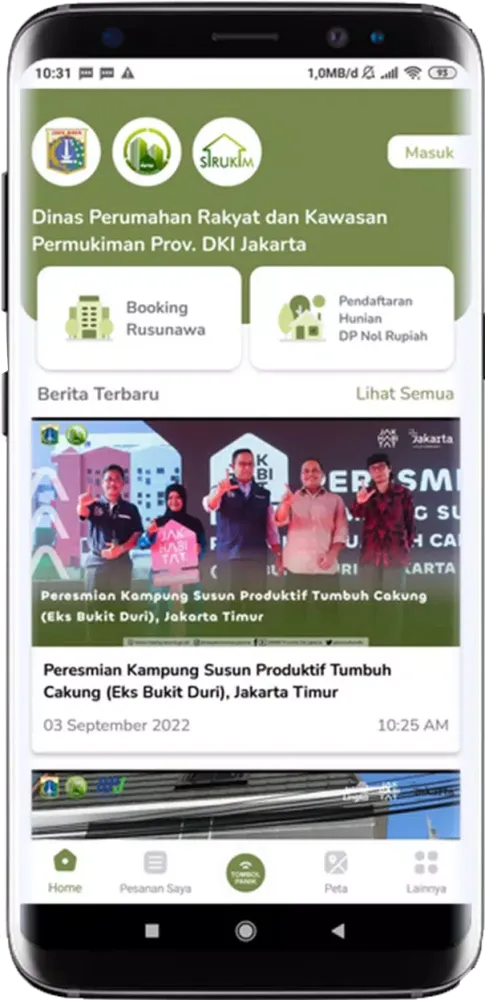 SIRUKIM Provinsi DKI Jakarta स्क्रीनशॉट