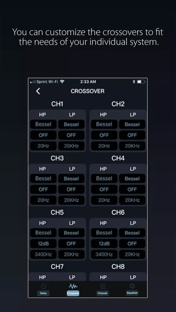 ZAPCO DSP-Z8IVII スクリーンショット