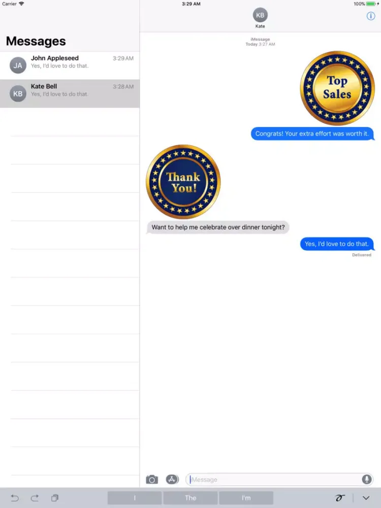 Seal of Approval Stickers iPad  سکرین شاٹس