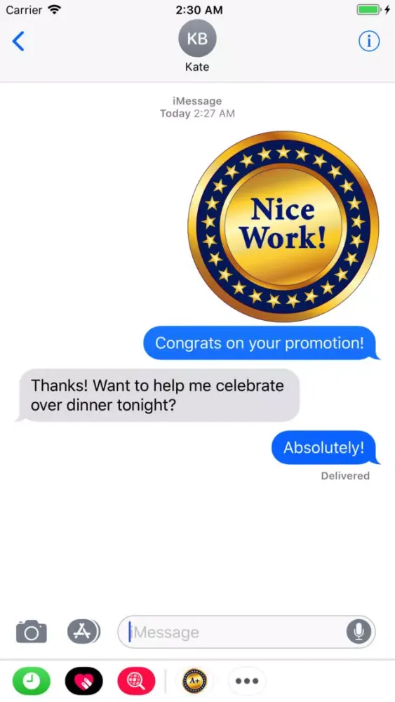 Seal of Approval Stickers سکرین شاٹس