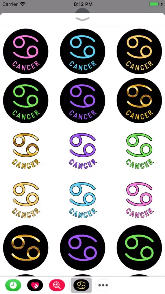 تصاویر CANCER Stickers
