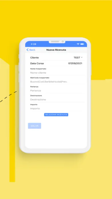 Tangkapan layar DpTaxi Vicenza