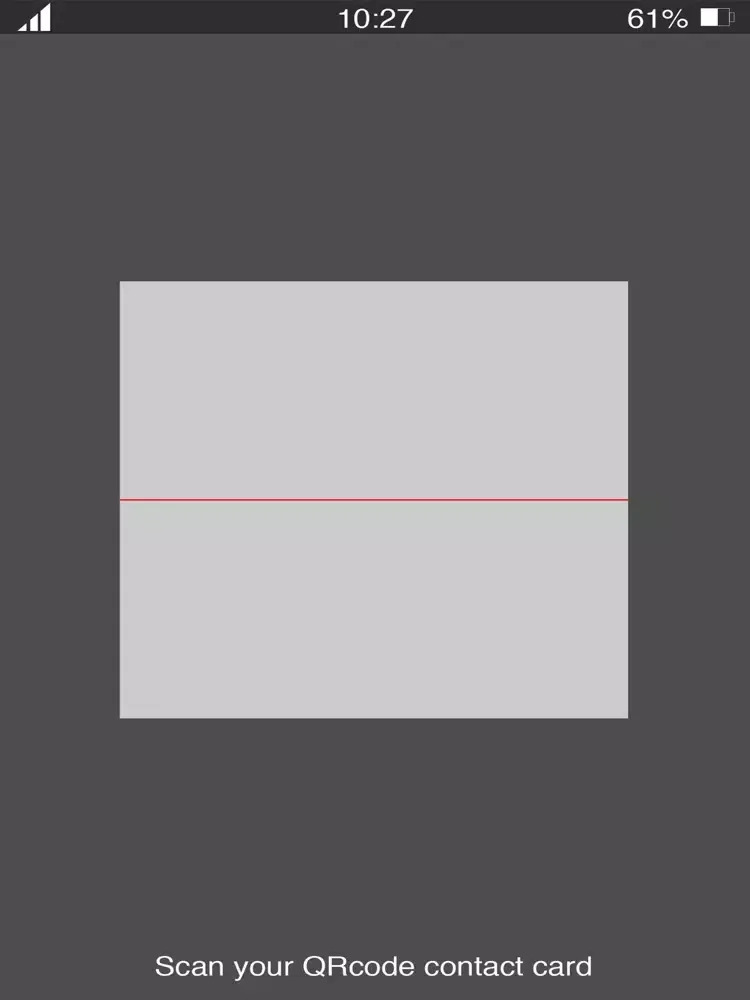 Capturas de tela do Contact Input Scan iPad 