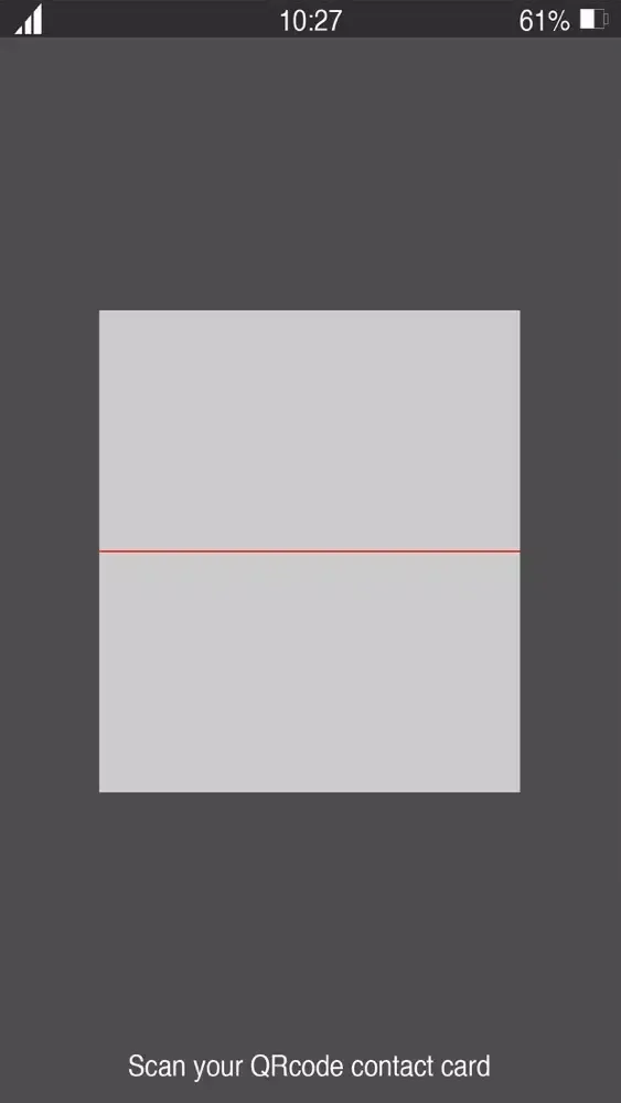 Capturas de tela do Contact Input Scan