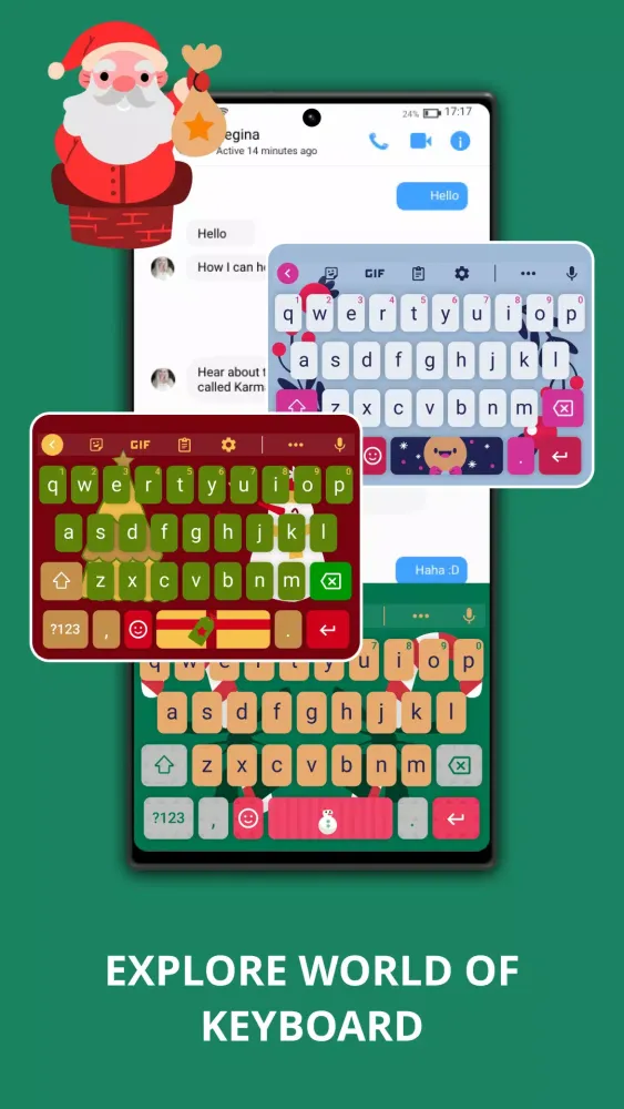 Keyboard Themes: Font & Emoji Screenshots