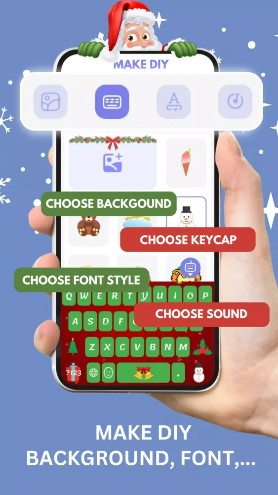 Keyboard Themes: Font & Emoji Screenshots