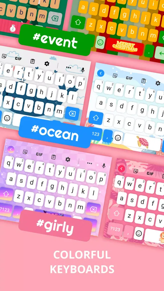 Keyboard Themes: Font & Emoji Screenshots