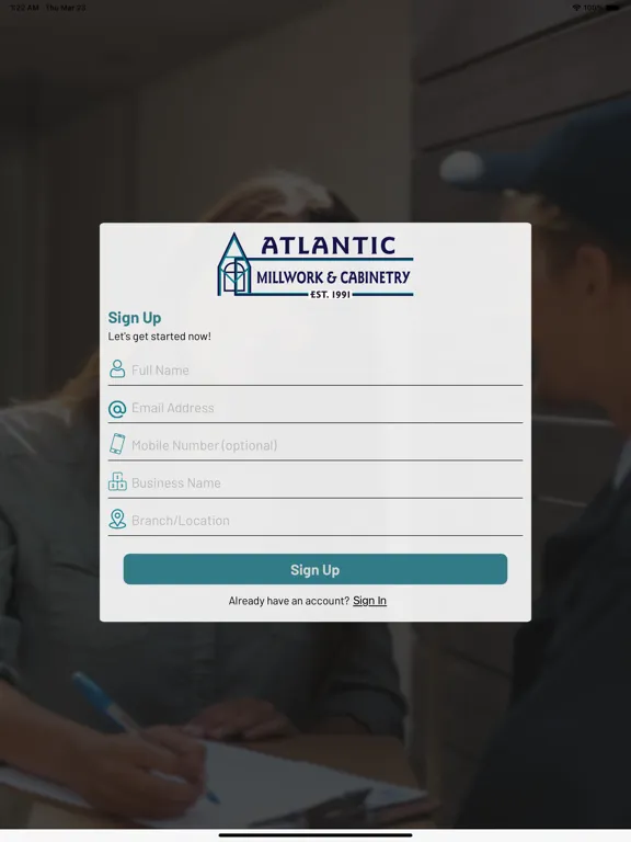 Atlantic Millwork iPad  Screenshots