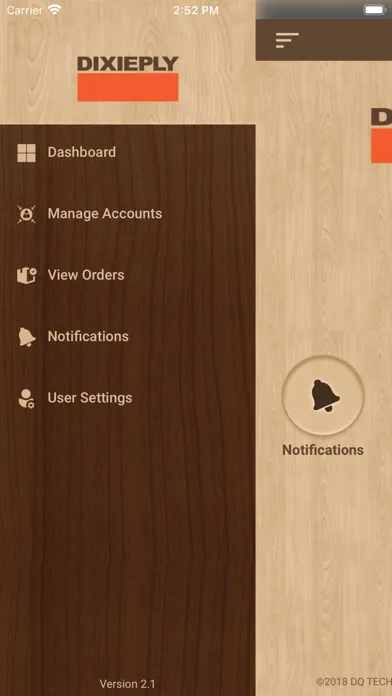 Screenshot di DIXIEPLY Order Track