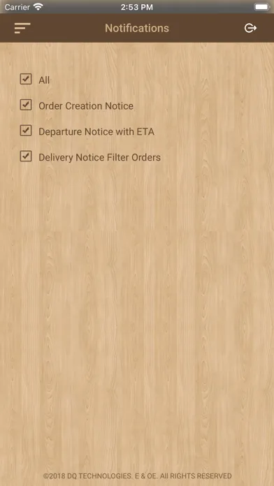Screenshot di DIXIEPLY Order Track