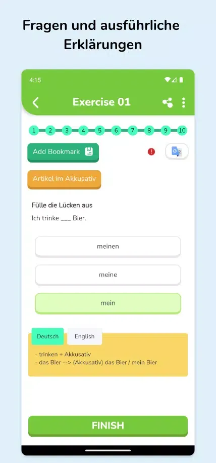 Deutsch Lernen Grammatik 스크린샷