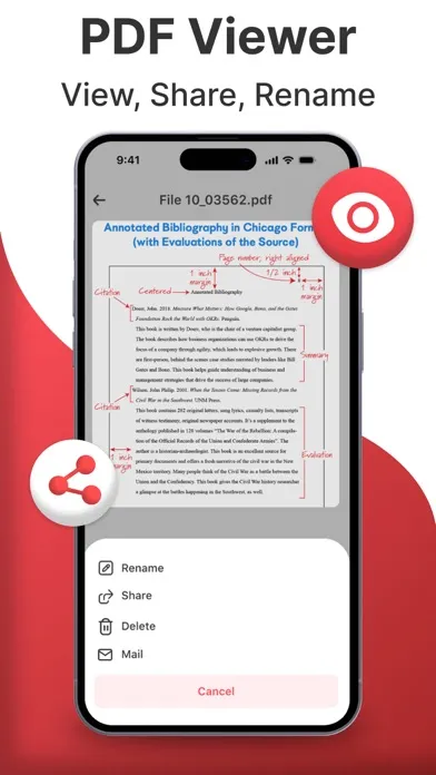ภาพหน้าจอของ PDF Viewer - All PDF Reader