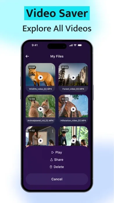 Video Save - Video Downloader 스크린샷