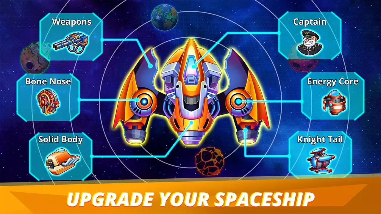 Tangkapan skrin Galactic Squad: Arcade Shooter