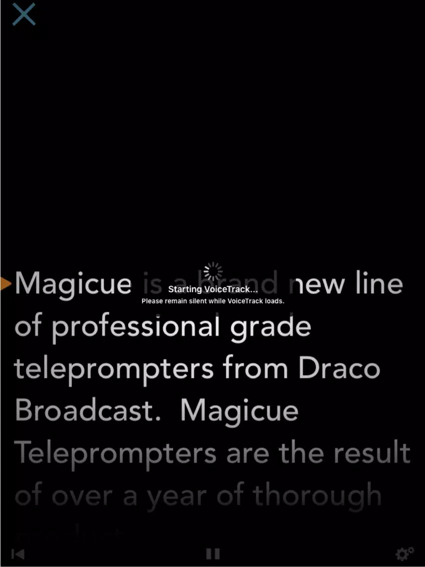 Ảnh chụp màn hình của Magicue iPad 