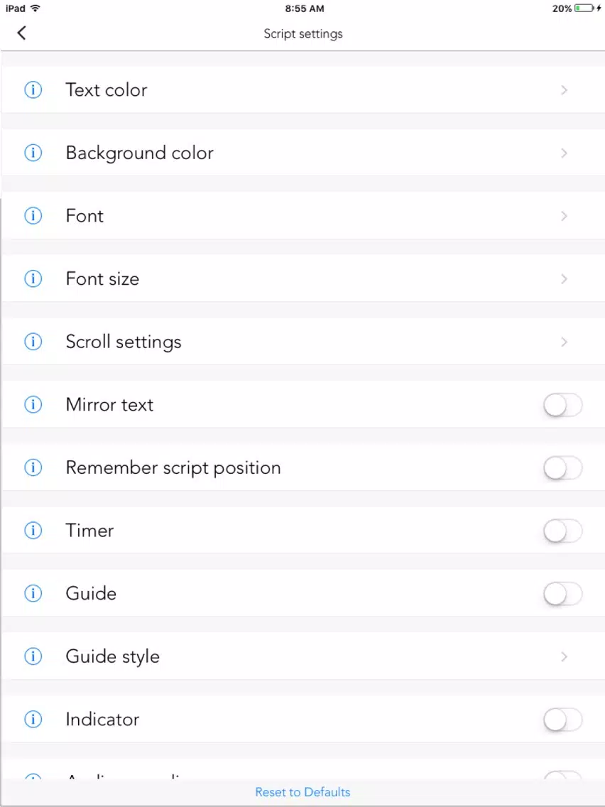 Ảnh chụp màn hình của Magicue iPad 