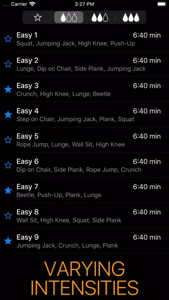 Tangkapan layar MyWorkout Weight Loss Home Gym