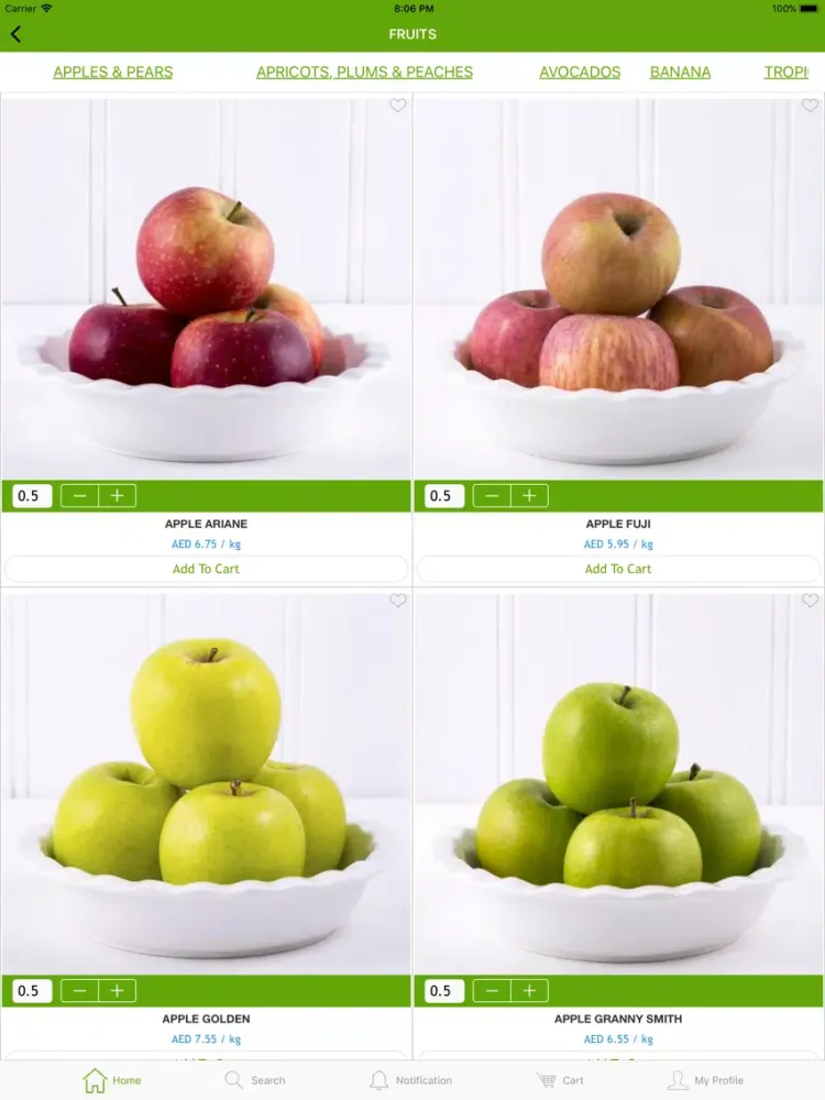 Zrzuty ekranu My Quality and Convenience iPad 