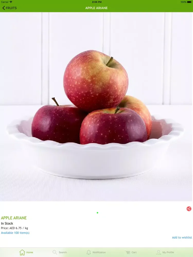 Zrzuty ekranu My Quality and Convenience iPad 