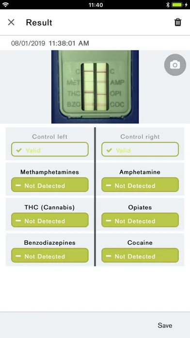Tangkapan skrin DrugCheck