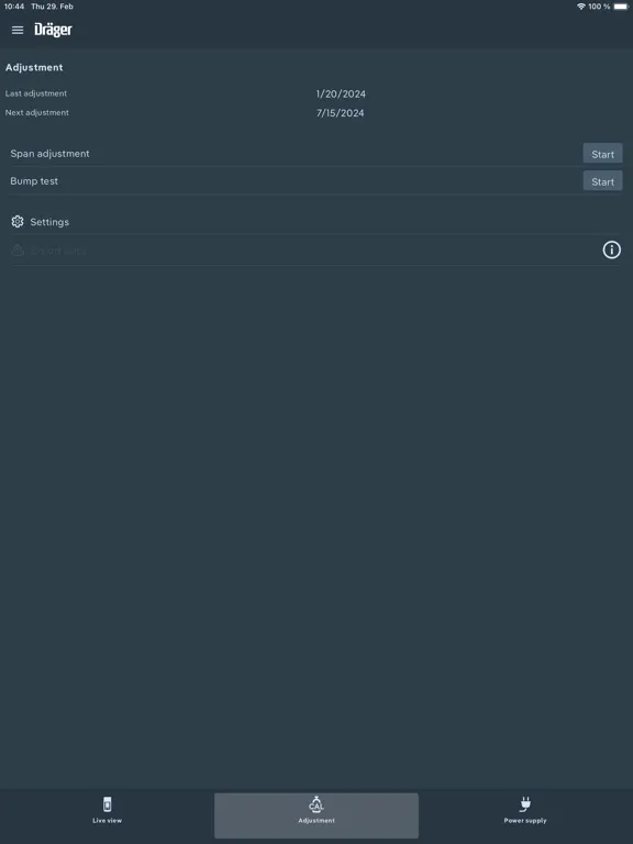 Gas Detection Assist iPad  Screenshots