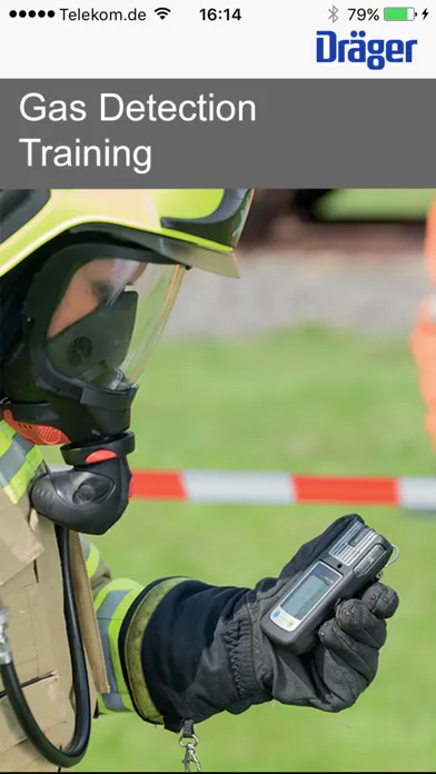 Capturas de tela do Dräger Gas Detection Training