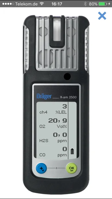Capturas de tela do Dräger Gas Detection Training