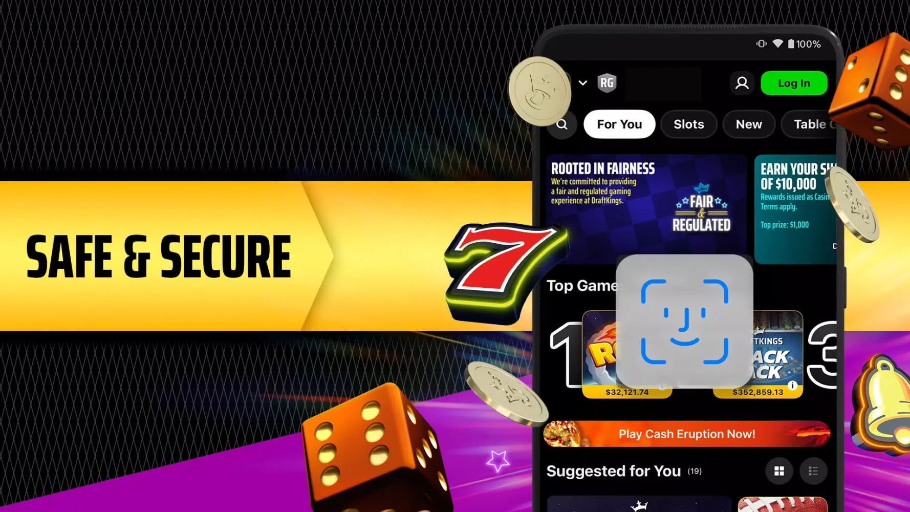 Скриншоты DraftKings Casino