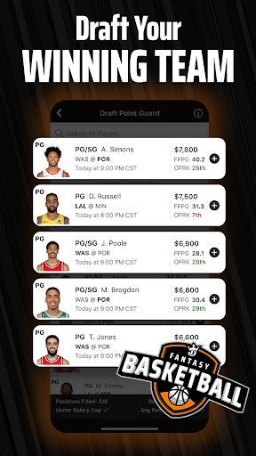 DraftKings Fantasy Sports Screenshots