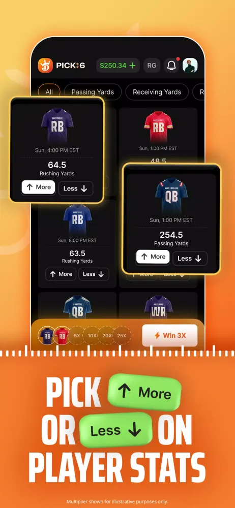 DraftKings Pick6: Fantasy Game应用截图