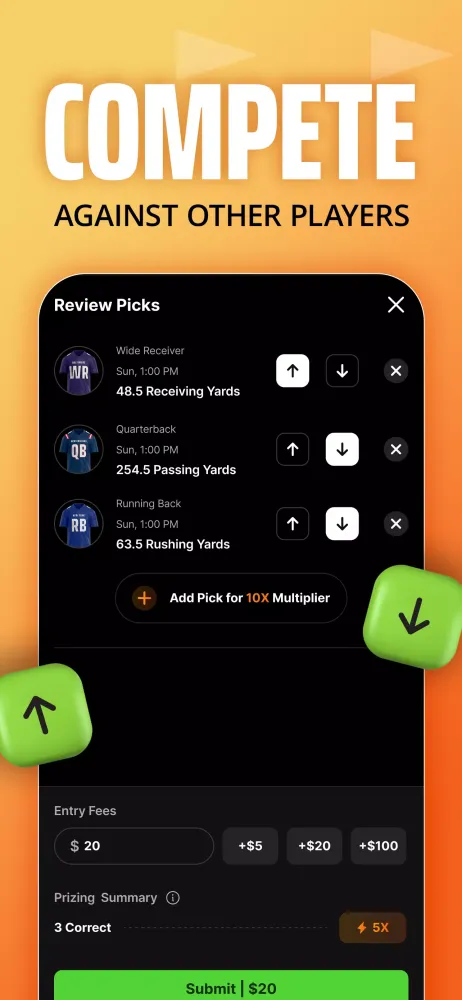 DraftKings Pick6: Fantasy Game应用截图
