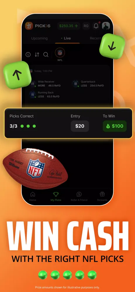 DraftKings Pick6: Fantasy Game应用截图