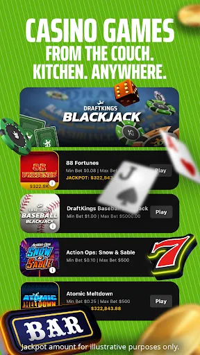 DraftKings Sportsbook & Casino স্ক্রিনশট