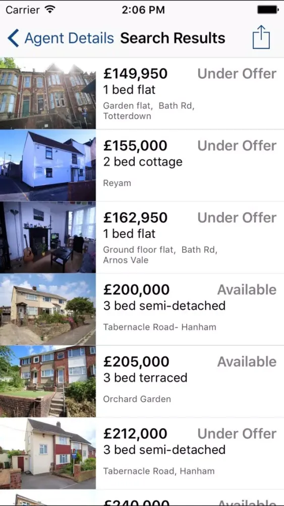 Zrzuty ekranu Moorfields Estate Agents