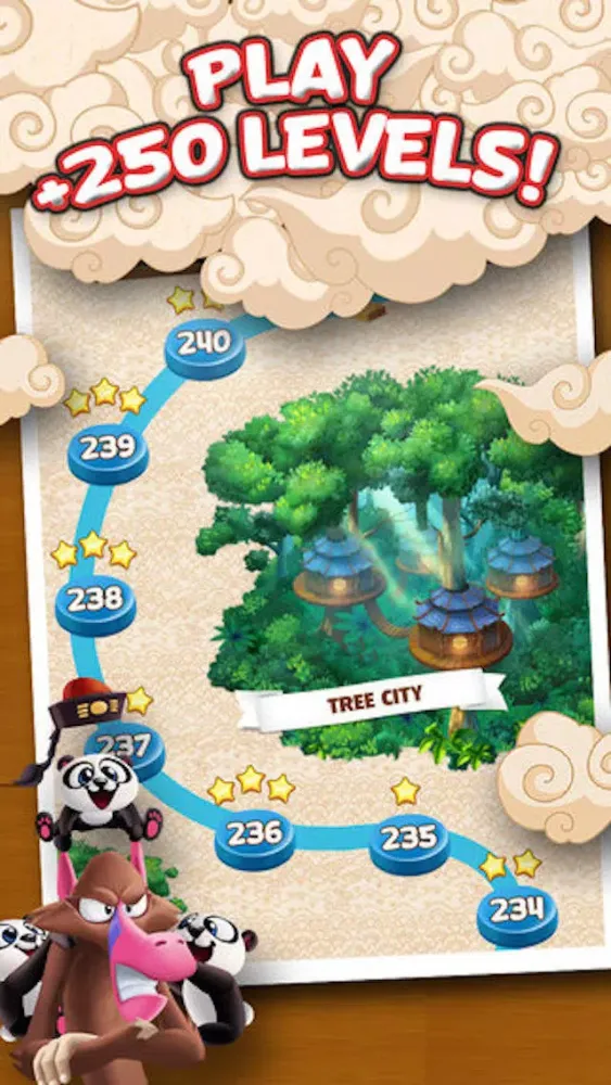 Bubble Shooter - rescue the panda स्क्रीनशॉट